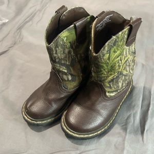 Mossy Oak Toddler Size 7c Cowboy Boots